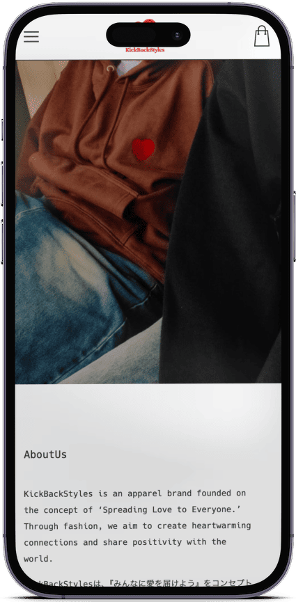 KickBackStyles - モックアップ画像2